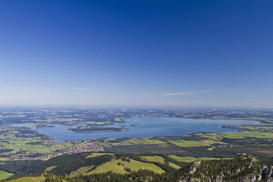 Blick auf den Chiemsee