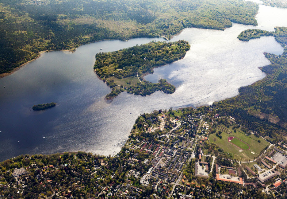 Luftaufnahme vom Wannsee