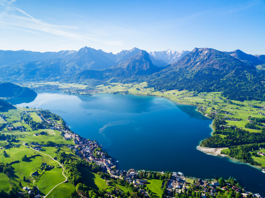 Blick auf den Wolfgangsee