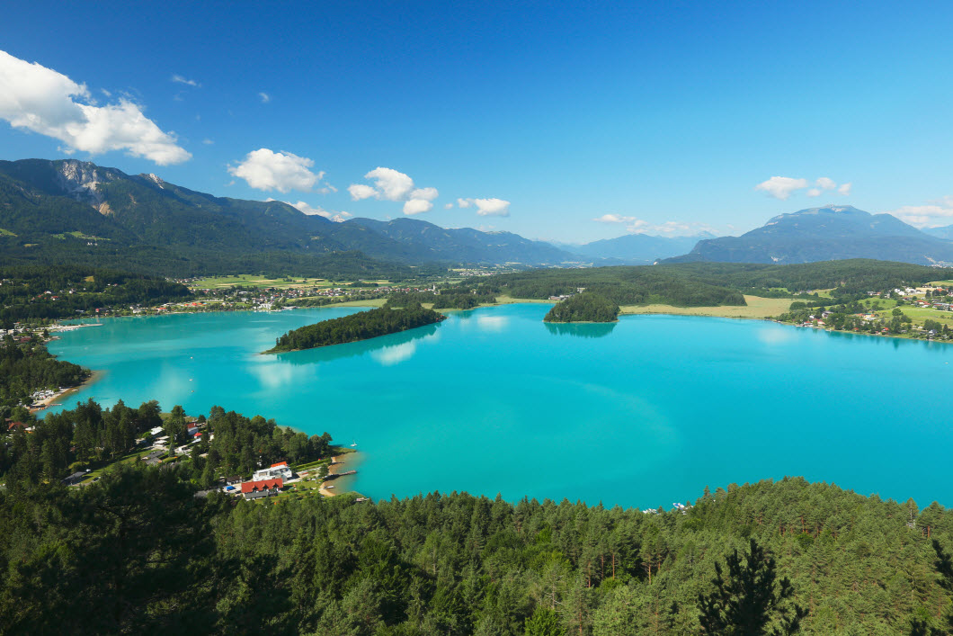 Blick auf den Faaker See