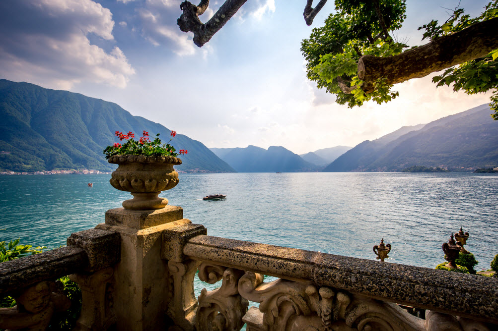 Blick auf den traumhaften Comer See