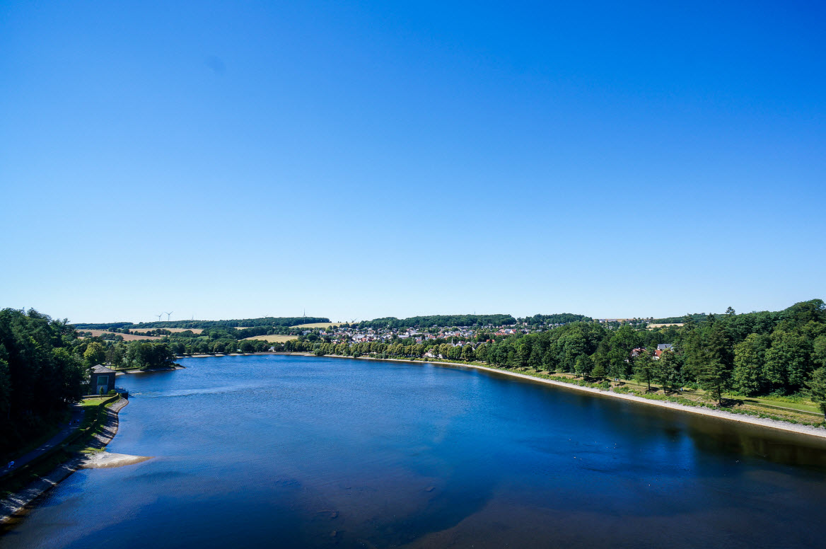 Der Möhnesee in Nordrhein-Westfalen