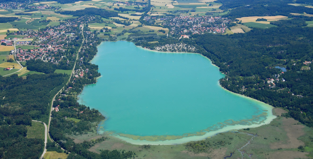 Luftbild des Pilsensees (Ansicht von Südwesten)