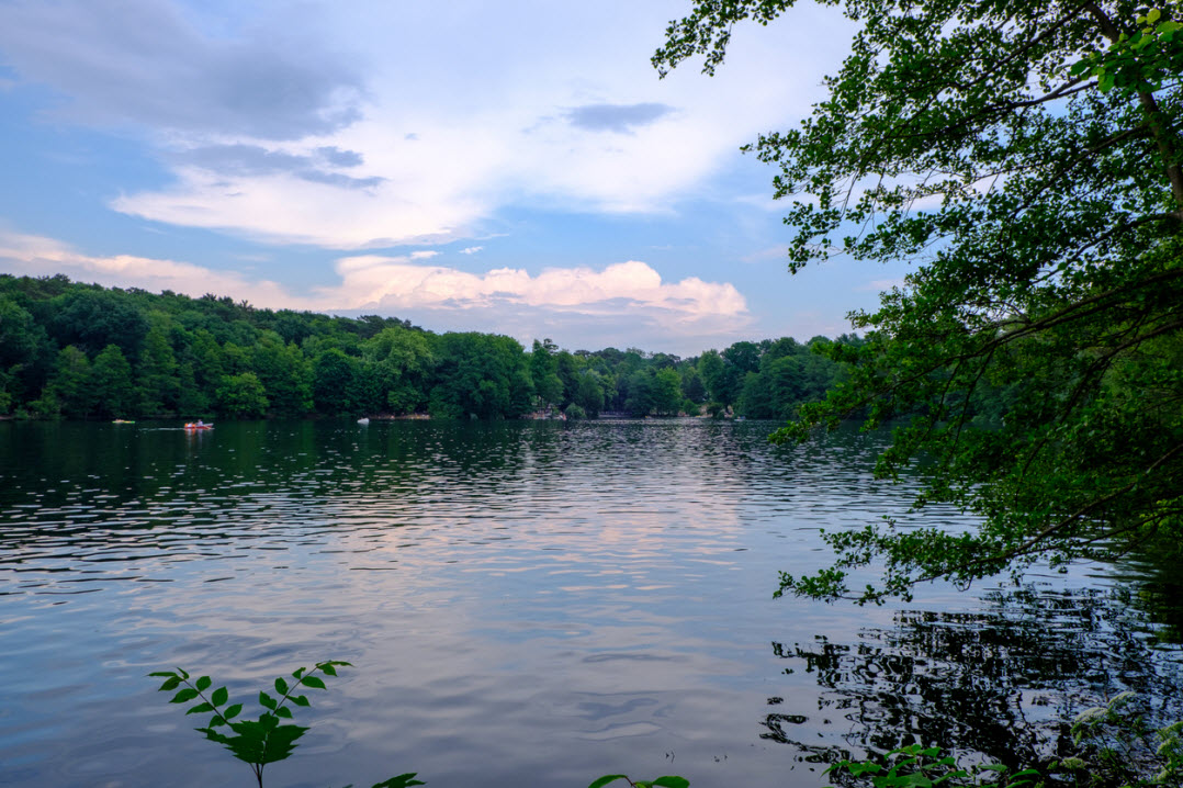 Blick auf den Schlachtensee in Berlin